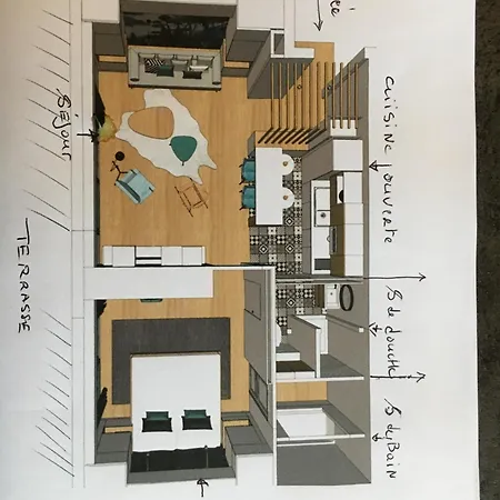 Appartamento Cosy à Saint-andré-des-eaux De 47 M² Avec Jardin *